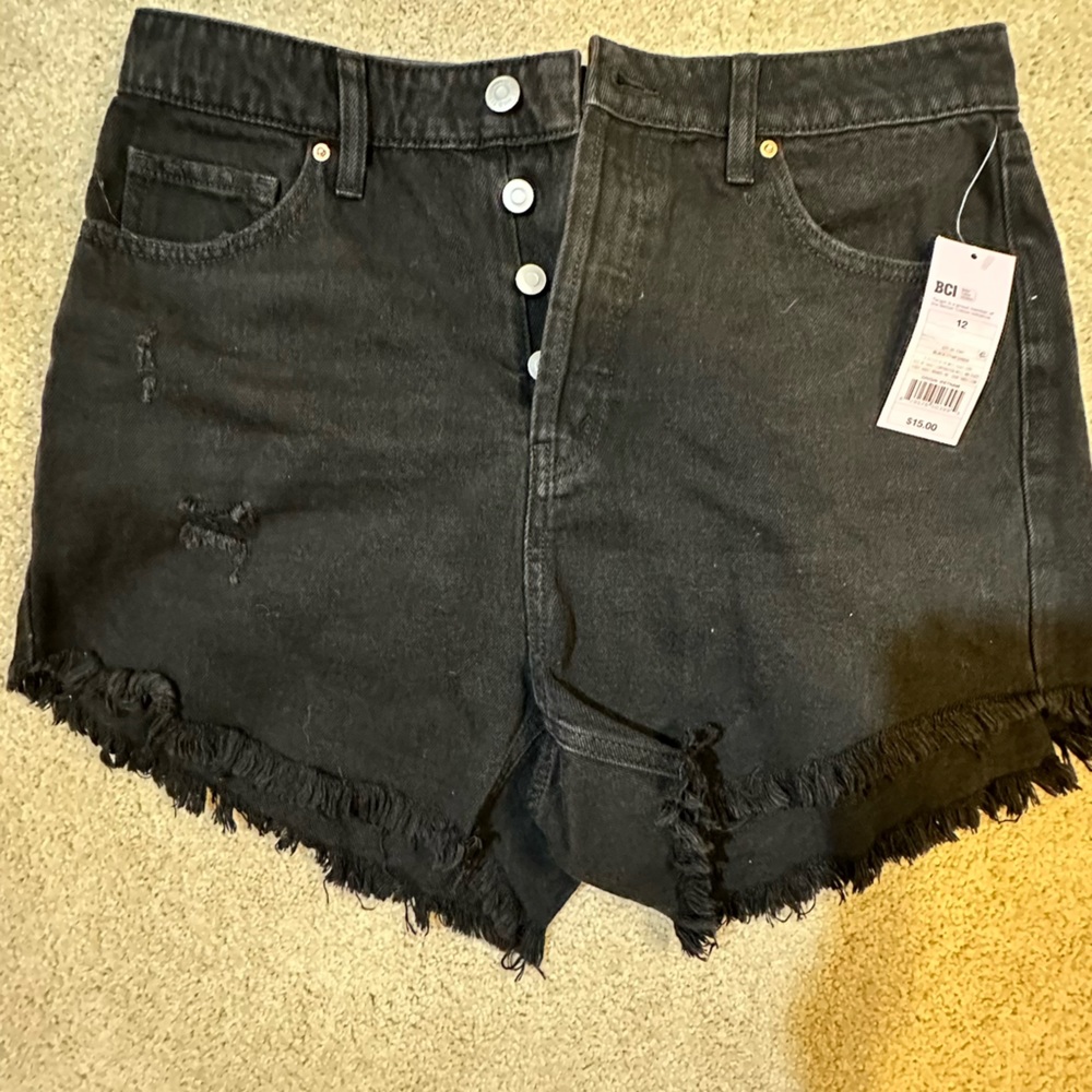 NWT Wild Fable Black Button Fly Denim Shorts🖤